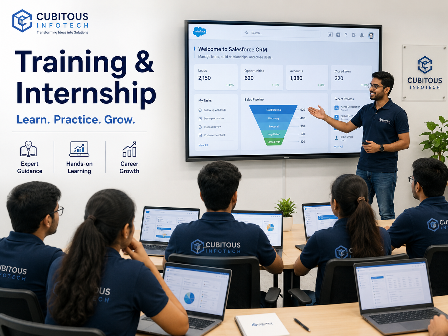 Training & internship — learn, practice, grow
